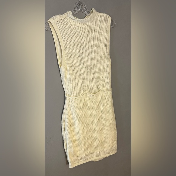 Torn by Ronny Kobo Kate Sleeveless Seashell Textured Knit Mini Dress  Medium - Picture 6 of 8